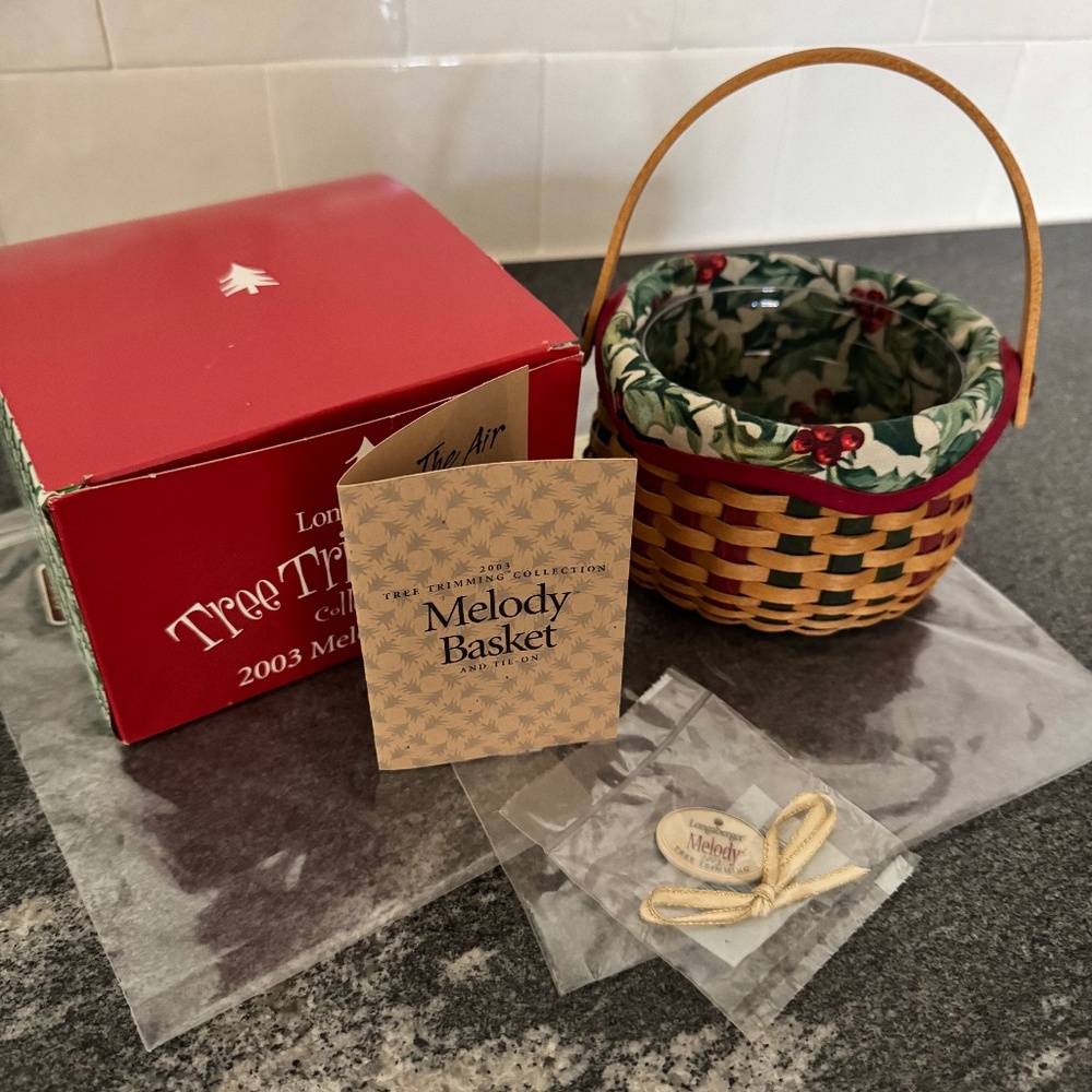 Longaberger 2003 Melody Basket
